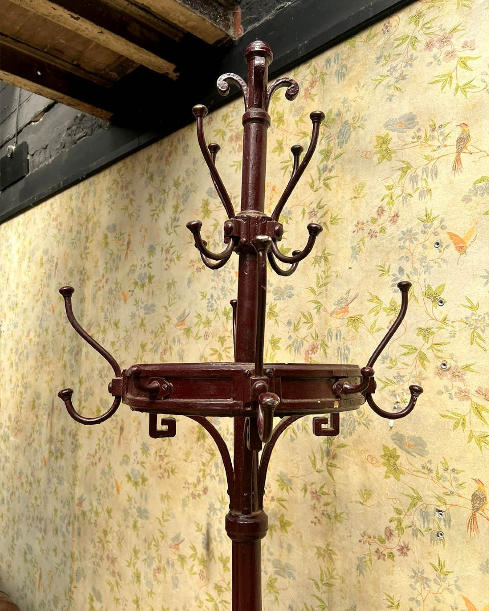 Porte manteau en fonte style Art déco-photo-4
