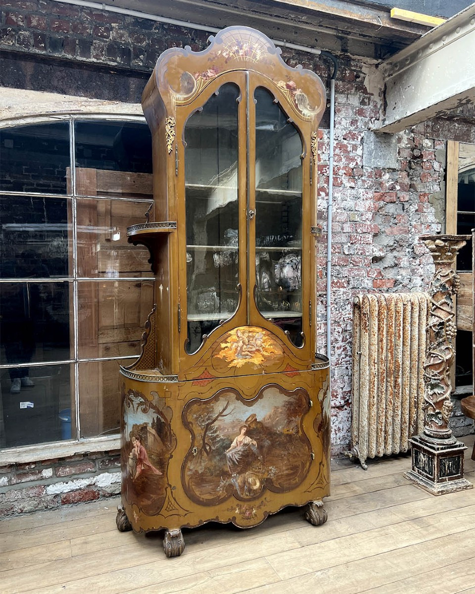 Italian Painted Display Case