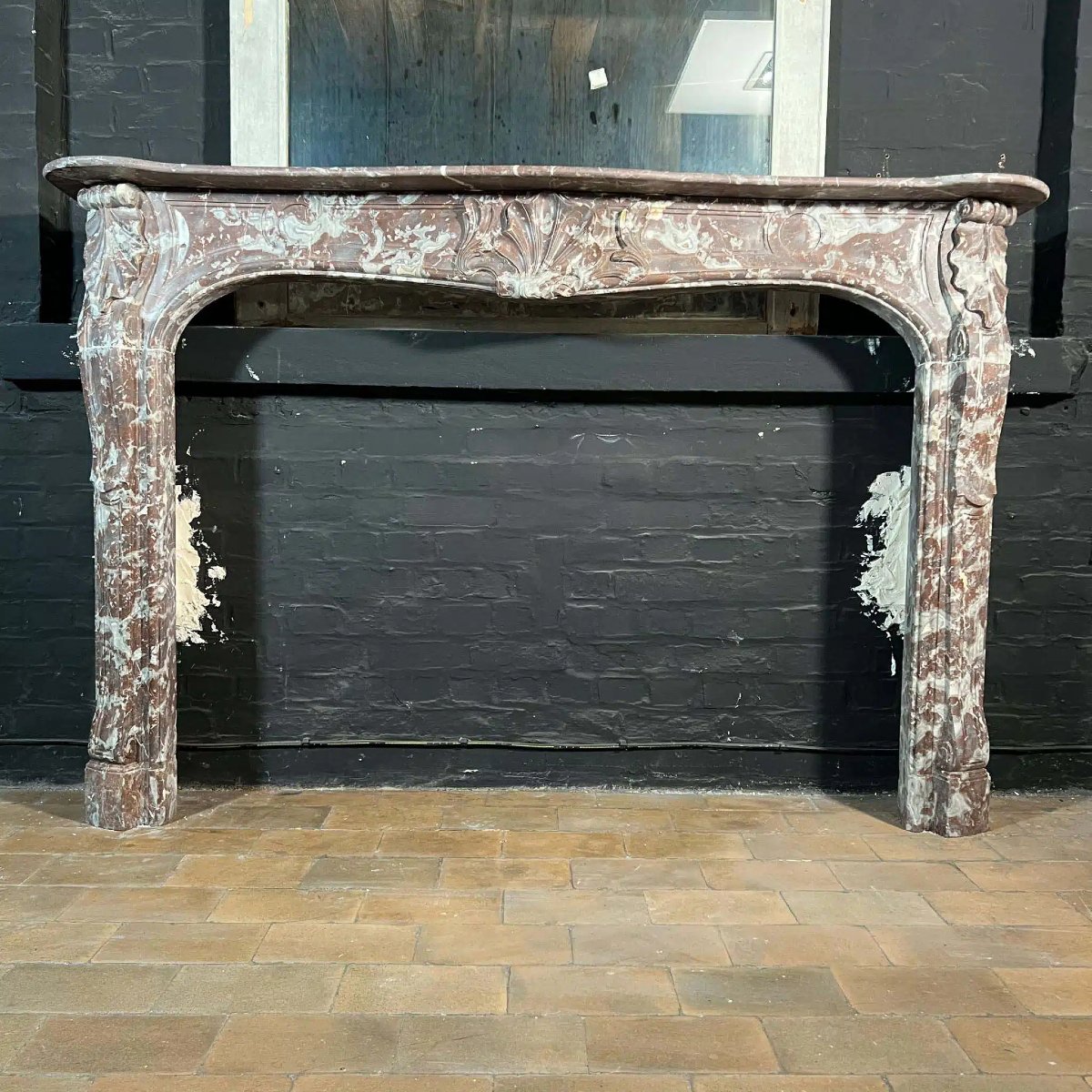 Red Marble Fireplace-photo-3