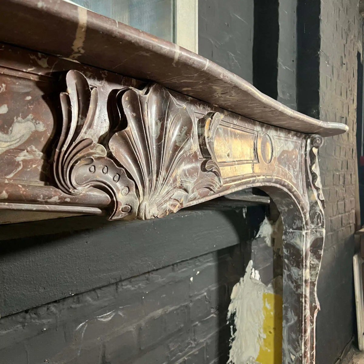 Red Marble Fireplace-photo-4