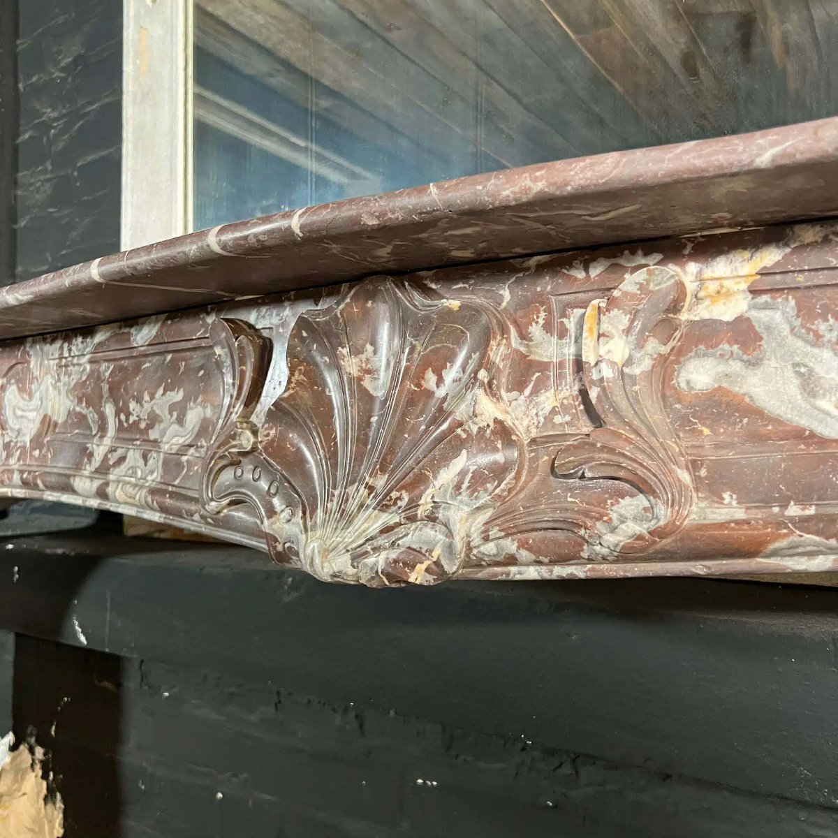 Red Marble Fireplace-photo-3