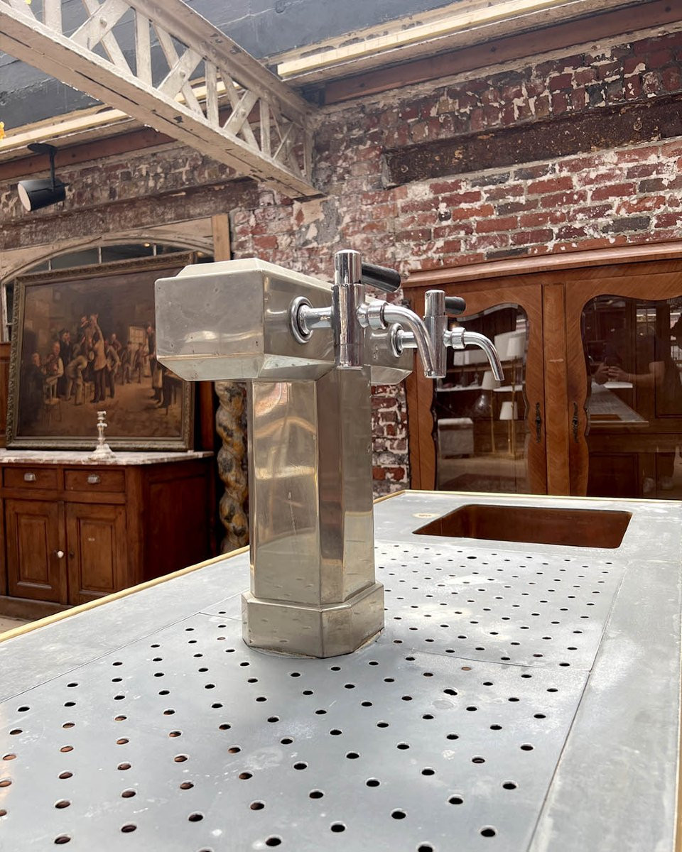 Comptoir de bar avec arrière bar début XXe-photo-3