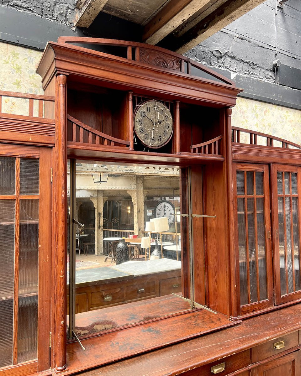 Comptoir de bar avec arrière bar début XXe-photo-7