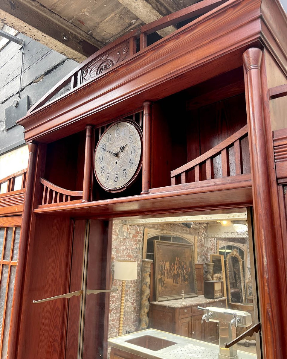 Comptoir de bar avec arrière bar début XXe-photo-8