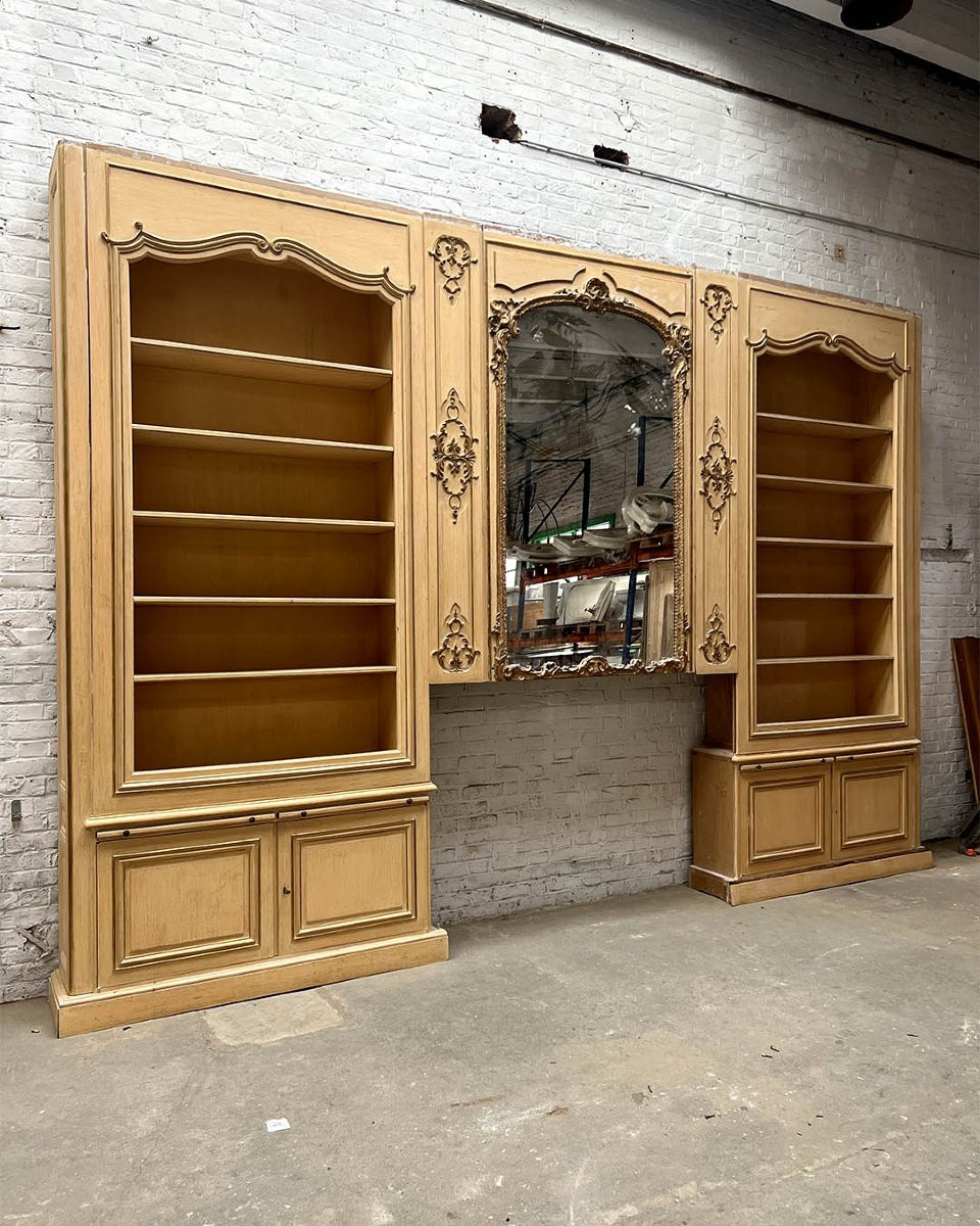 Boiserie bibliothèque d’esprit Louis XV-photo-2