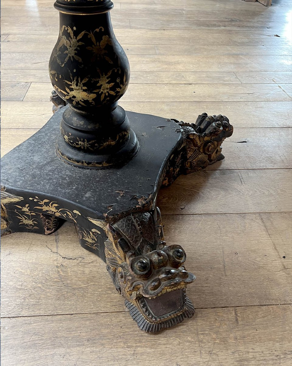Table de jeu ancienne de style anglo-chinois-photo-7