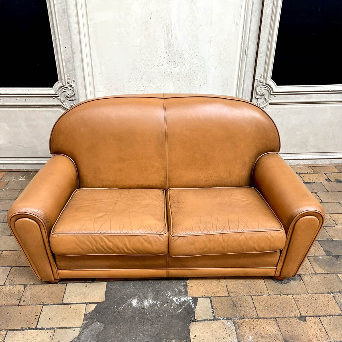 Antique Leather Club Set-photo-2