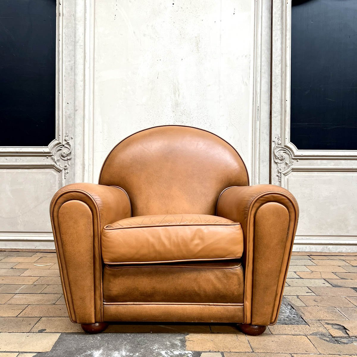 Antique Leather Club Set-photo-5