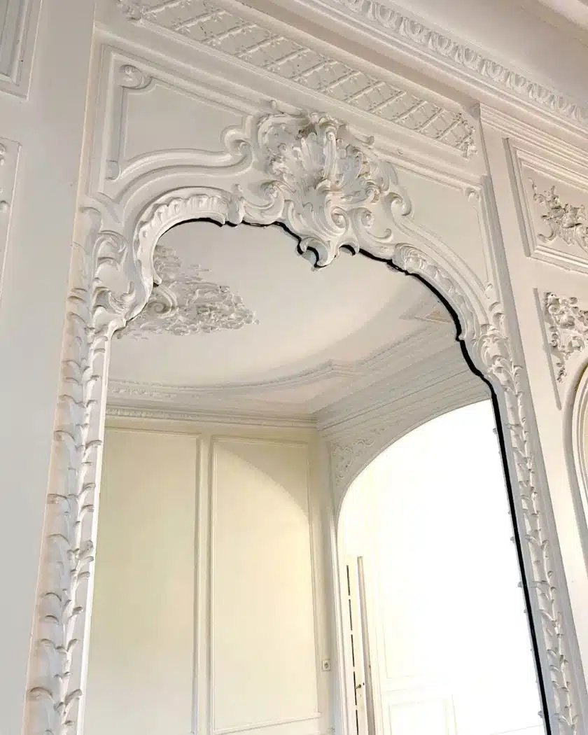 Boiserie d’entourage de cheminée avec paire d’alcove-photo-2