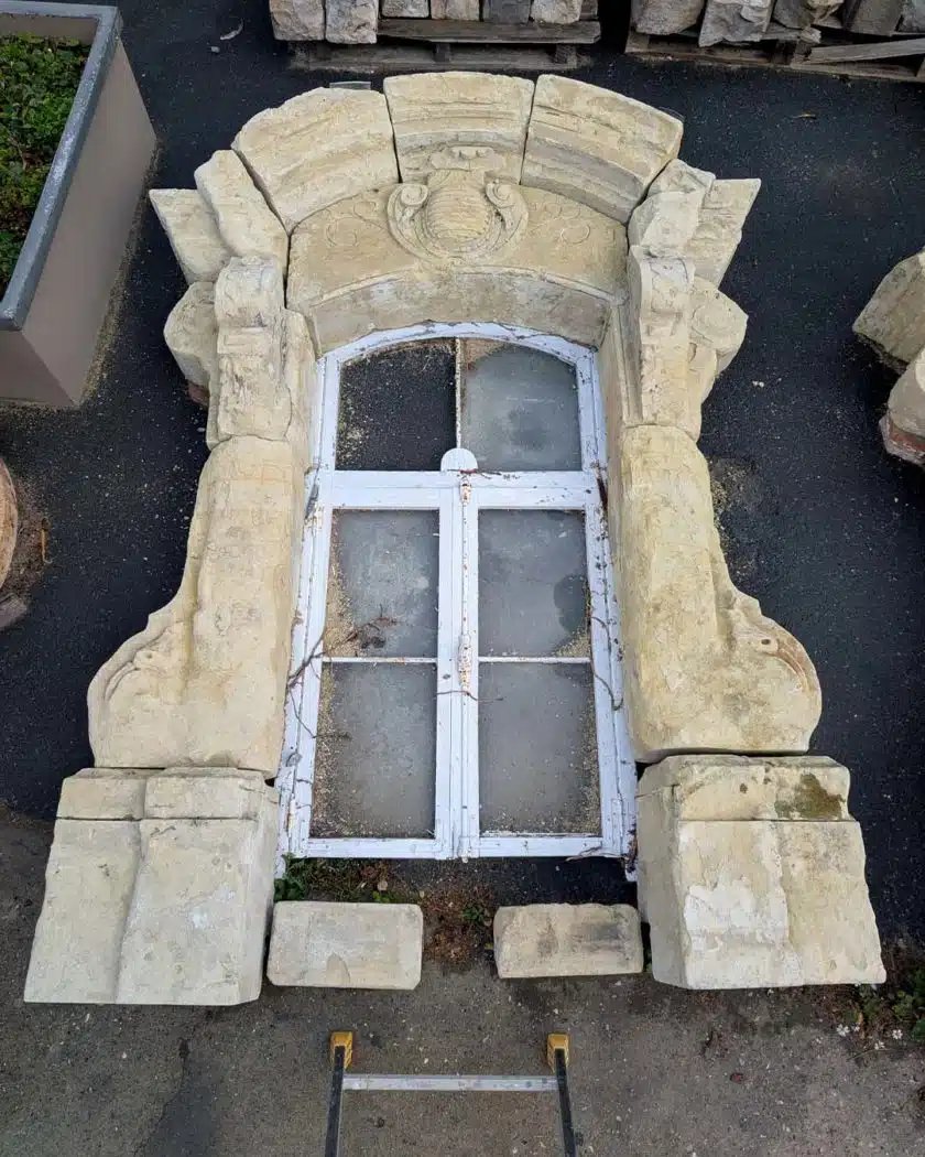 Paire d’ancienne arcade de château, XVIIIème-photo-3