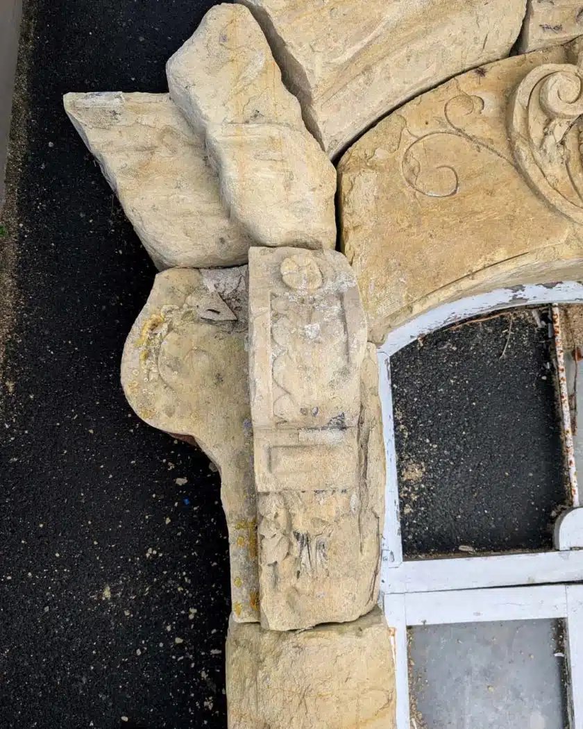 Paire d’ancienne arcade de château, XVIIIème-photo-4