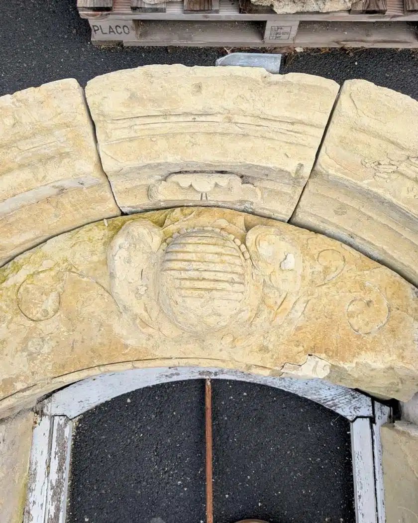 Paire d’ancienne arcade de château, XVIIIème-photo-3