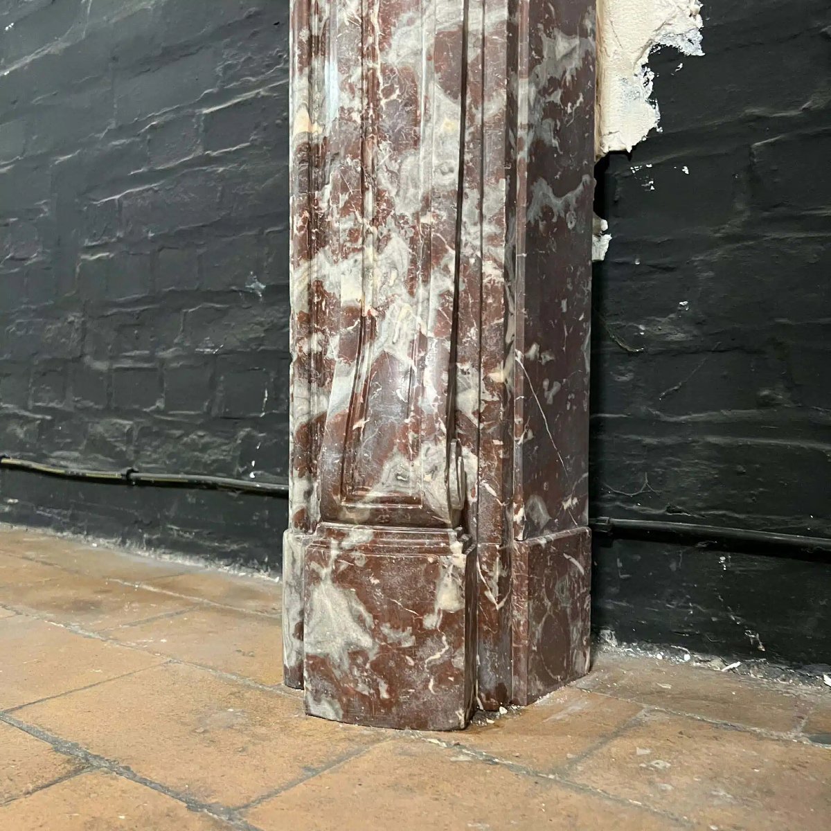 Red Marble Fireplace-photo-4