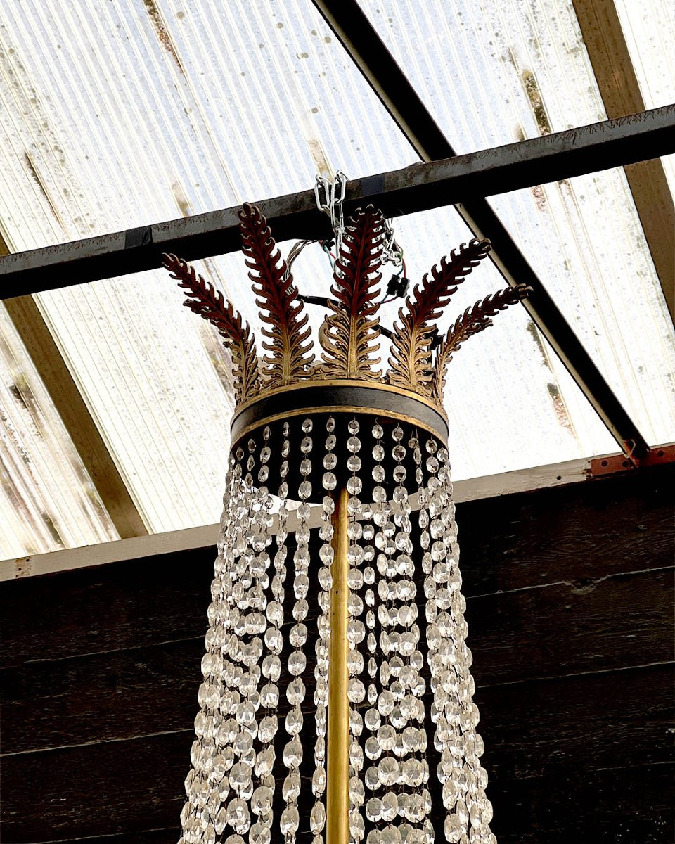 Lustre montgolfière 140cm de diamètre-photo-1