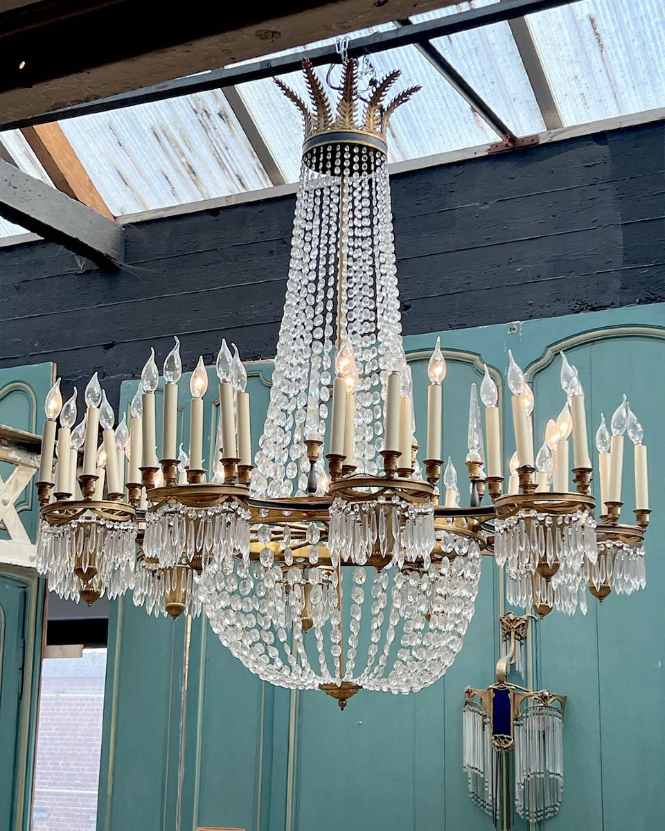 Lustre montgolfière 140cm de diamètre