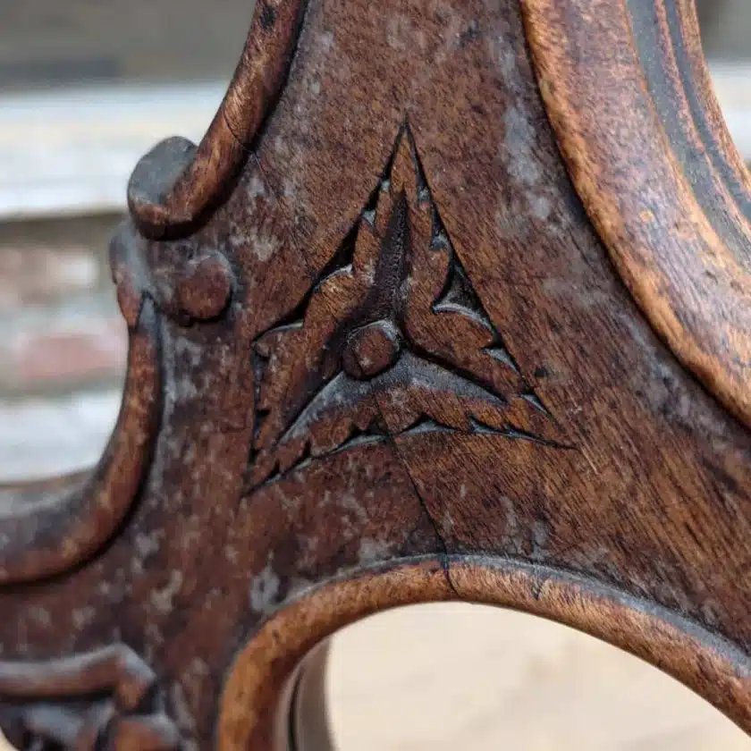 Fauteuil tournant de capitaine de style Louis XV-photo-2