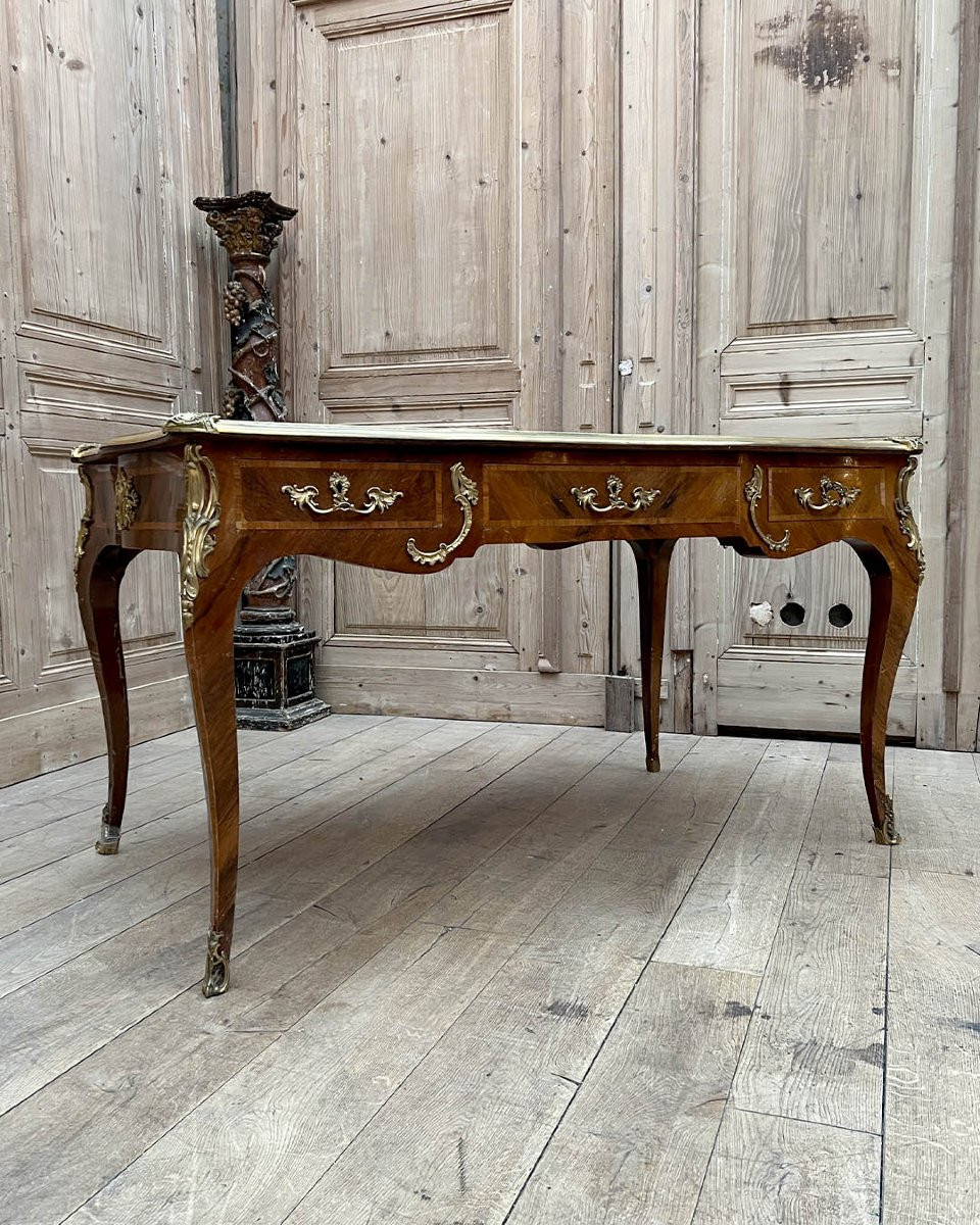 Bureau d’esprit Louis XV avec ses bronzes doré Maurice Rinck-photo-3