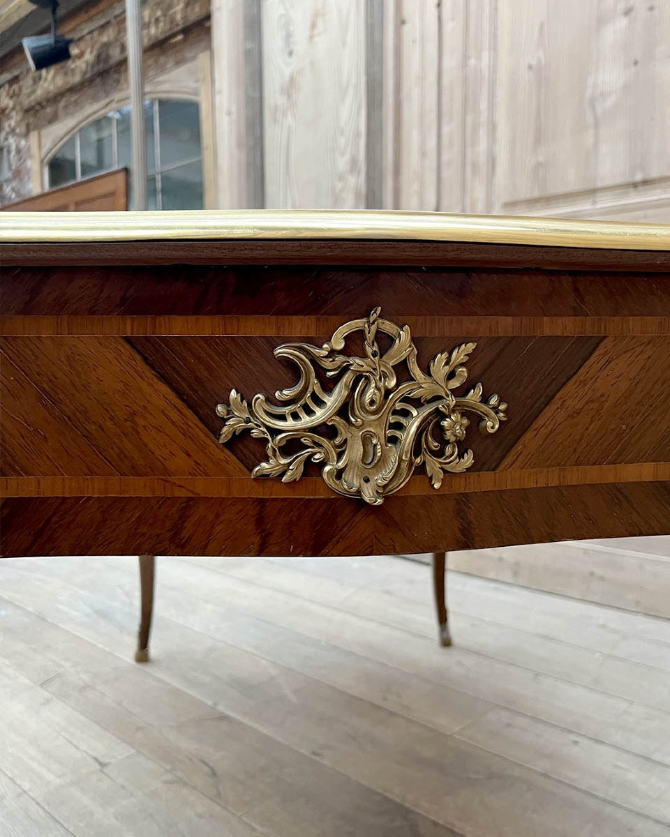 Bureau d’esprit Louis XV avec ses bronzes doré Maurice Rinck-photo-2