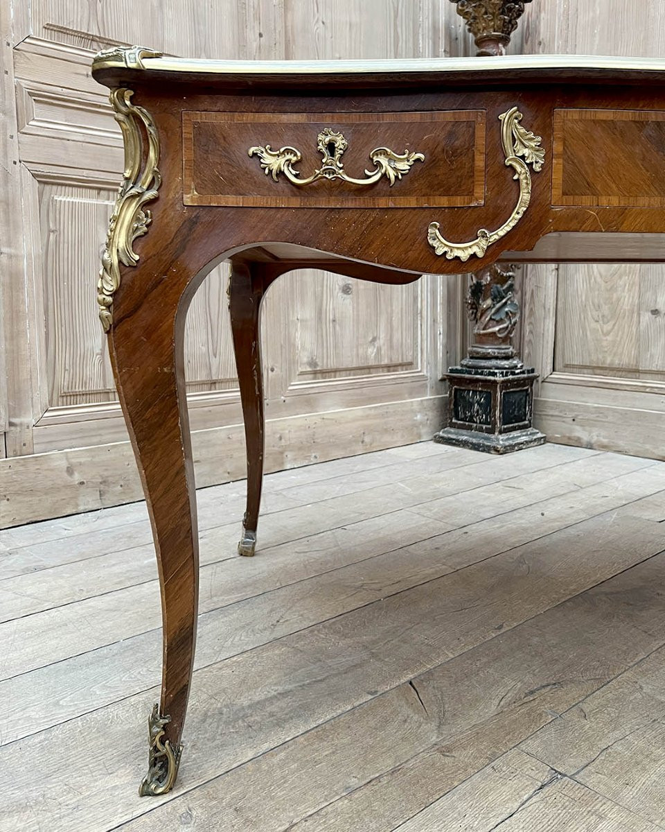 Bureau d’esprit Louis XV avec ses bronzes doré Maurice Rinck-photo-3