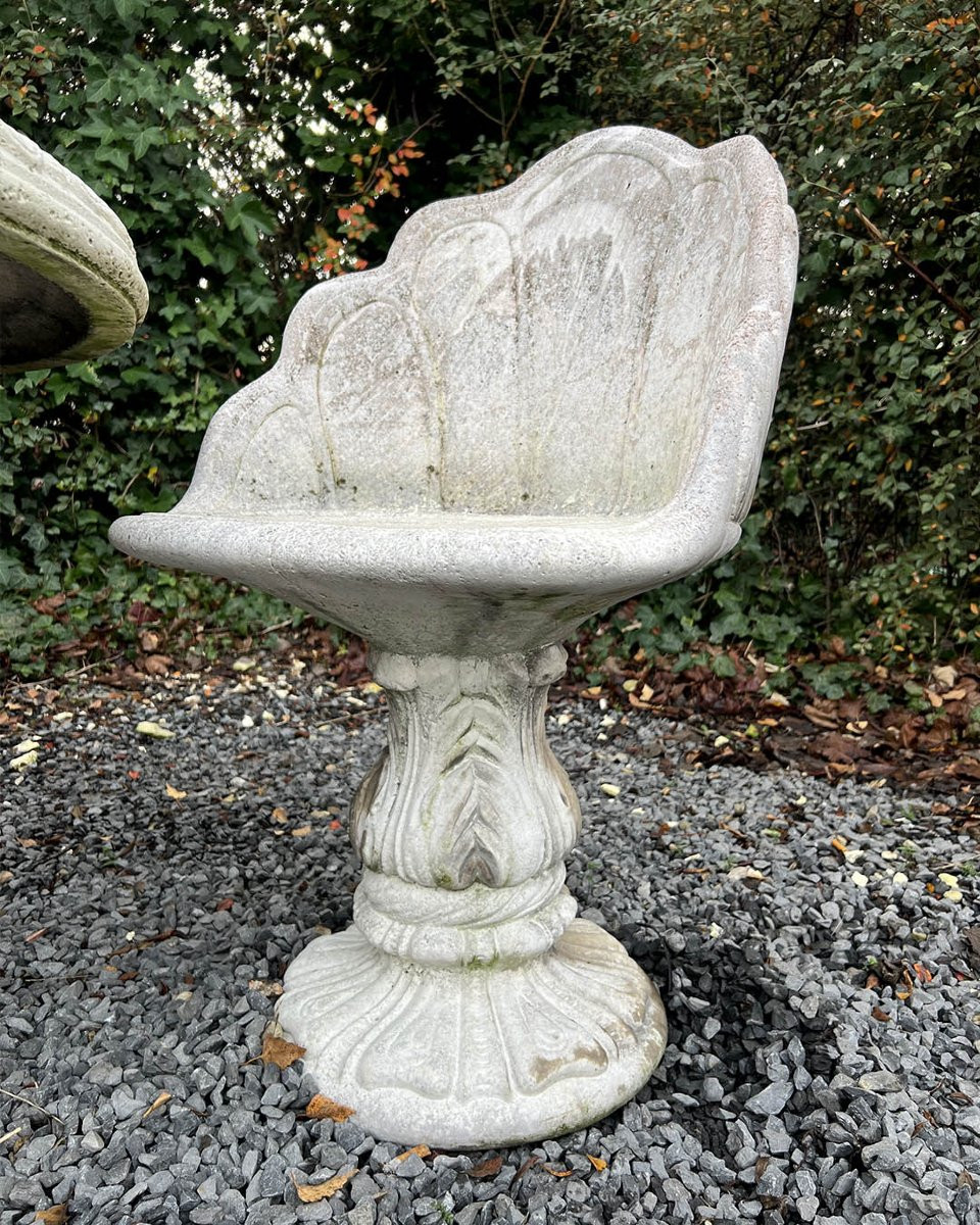 Salon de jardin en pierre reconstituée-photo-2