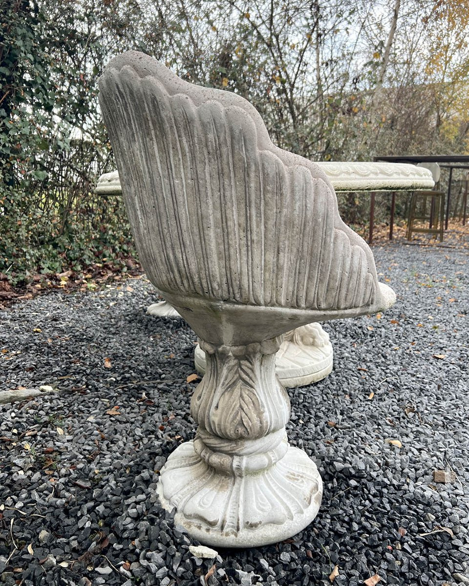 Salon de jardin en pierre reconstituée-photo-5