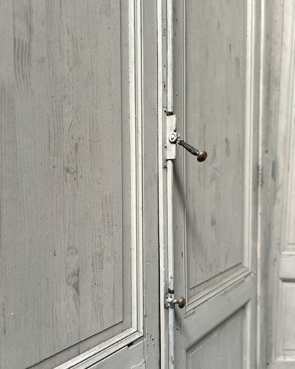 Ensemble de doubles portes d’orangerie avec bâti-photo-2