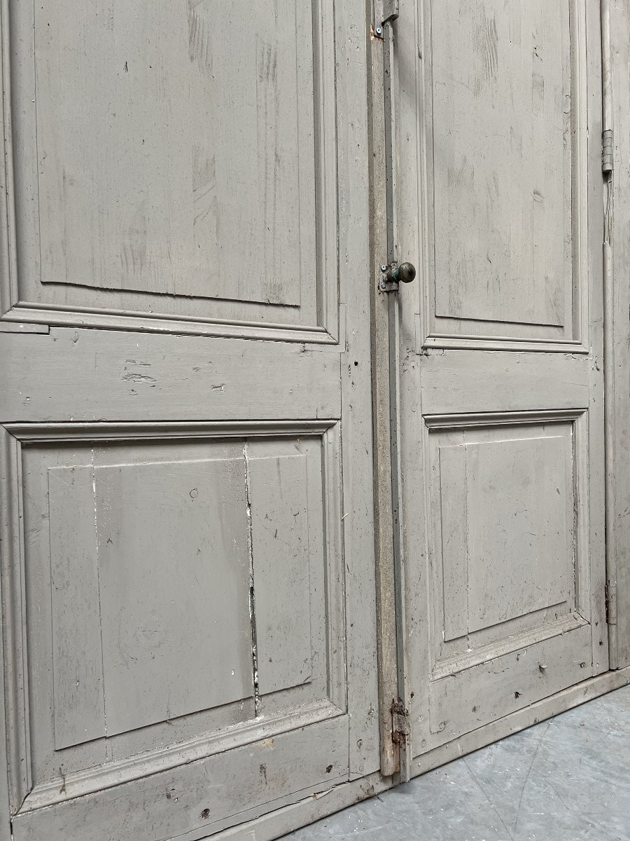 Ensemble de doubles portes d’orangerie avec bâti-photo-5