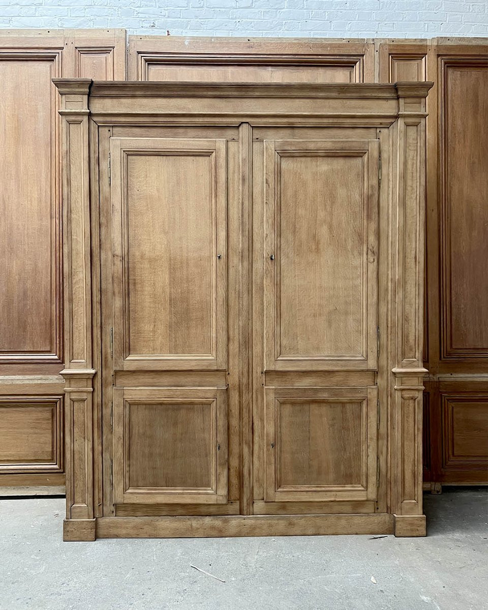 Armoire en chêne décapée-photo-2