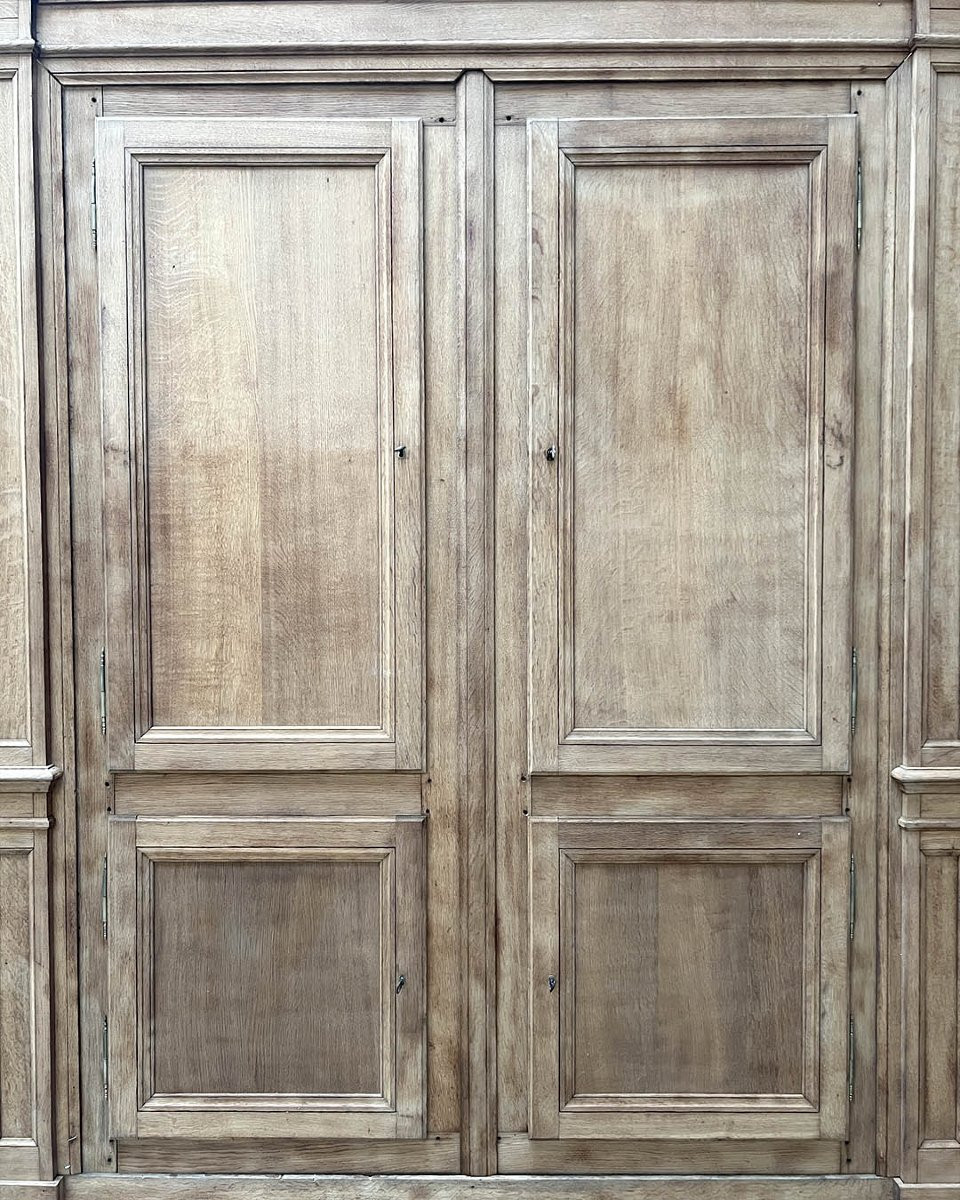 Armoire en chêne décapée-photo-2