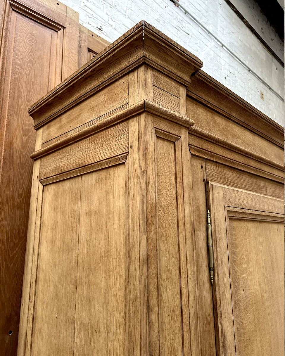 Armoire en chêne décapée-photo-7