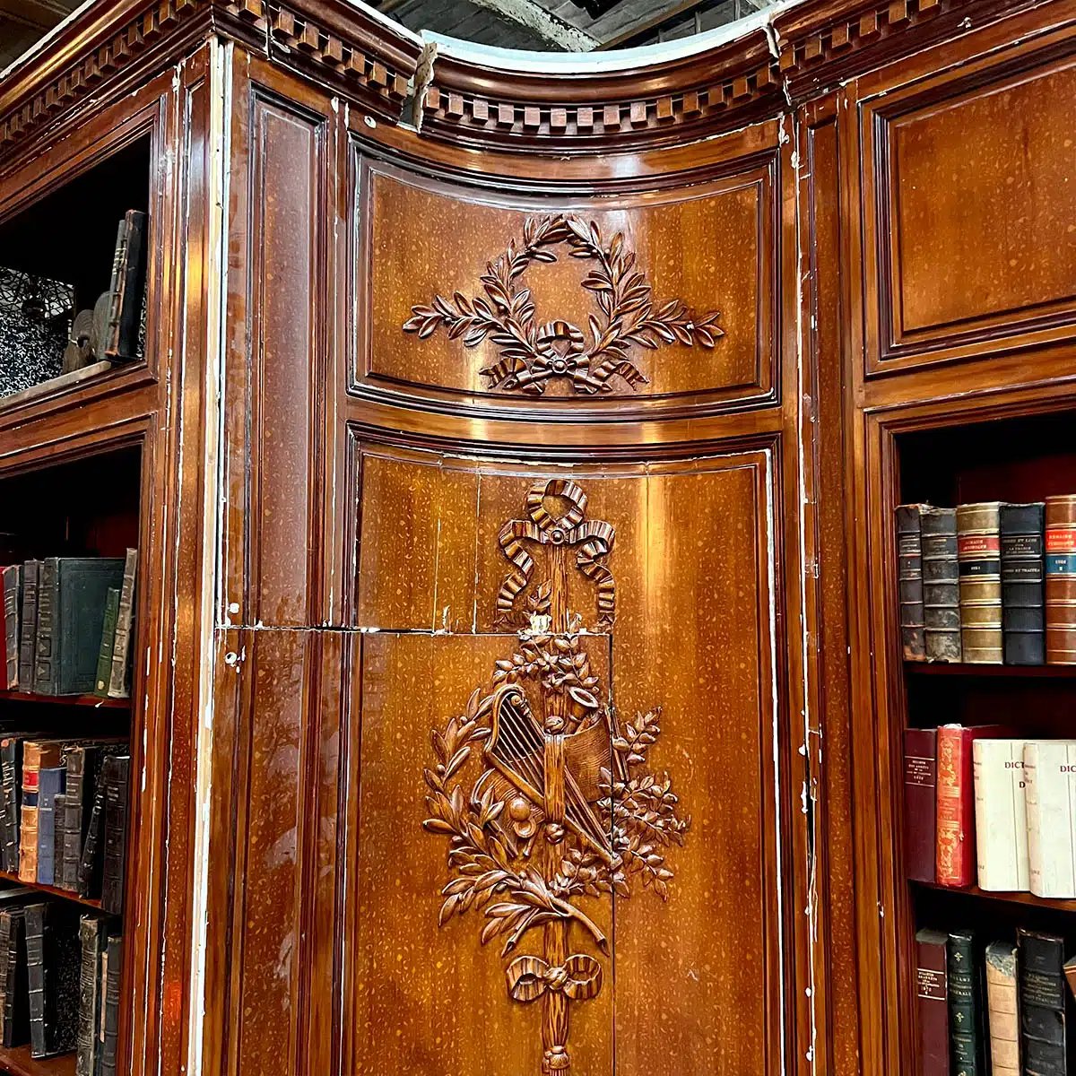Boiserie de style Louis XVI 16m linéaire-photo-5