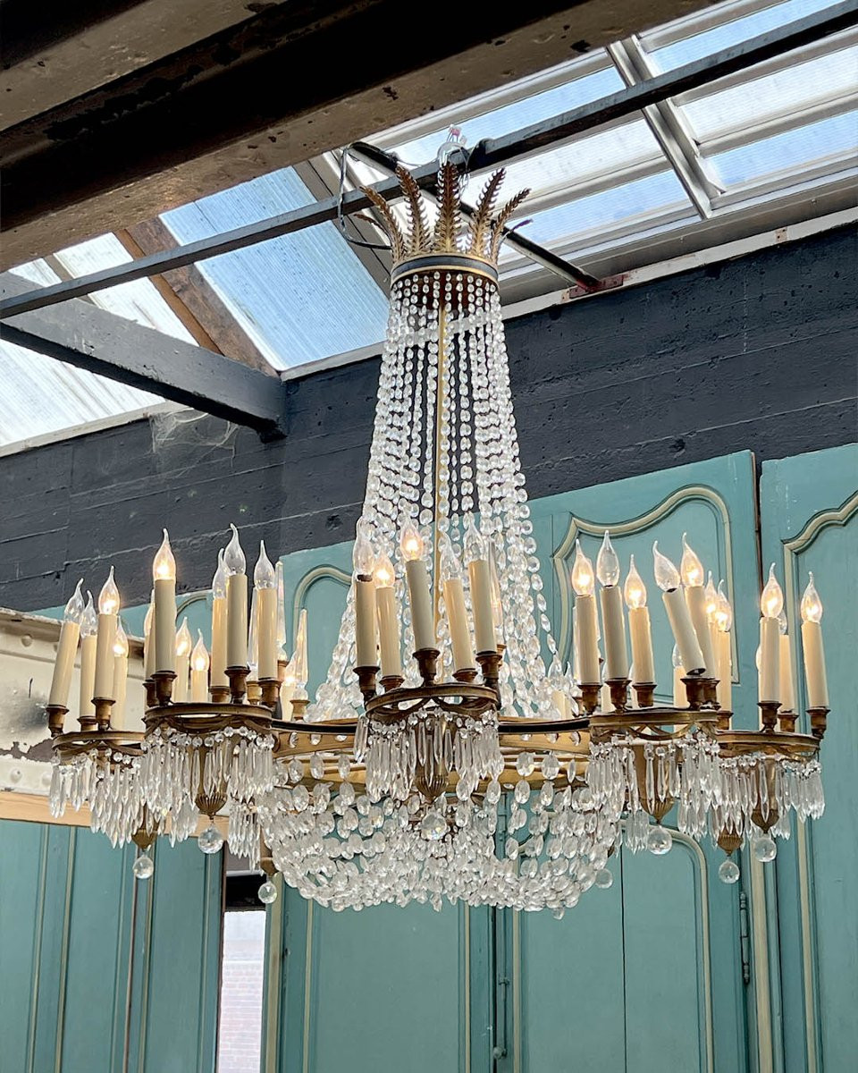 Pair Of Hot Air Balloon Chandeliers, 140cm In Diameter-photo-4