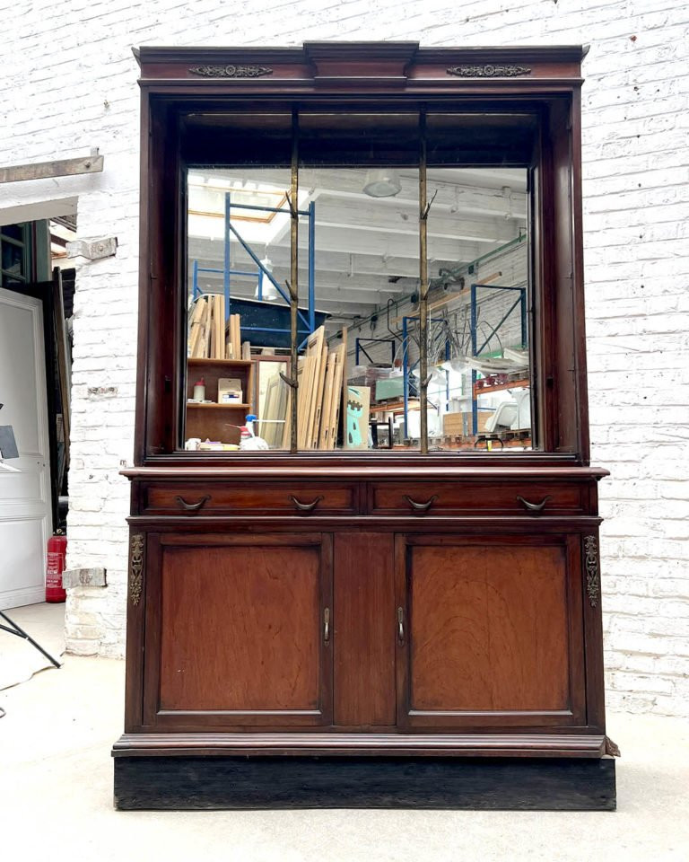 Arrière bar ou vitrine Italienne, début XXème-photo-4