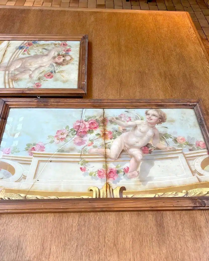 Set Of Glass Painting Panels-photo-3