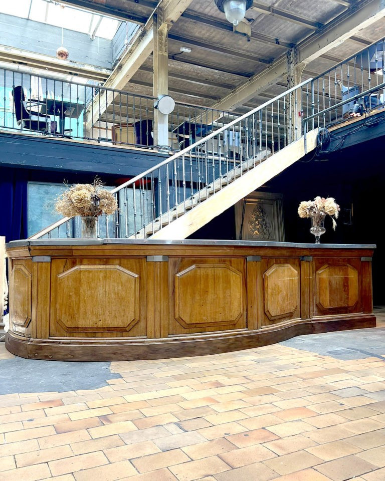 Art Deco Period Undulating Bar Facade