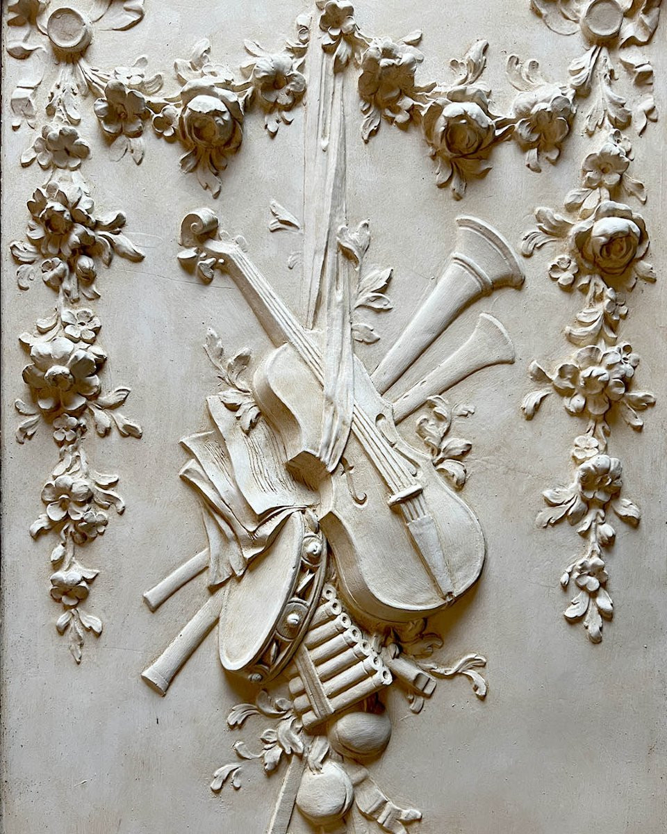 Trumeau de boiserie d’esprit Louis XV 102x235cm-photo-2