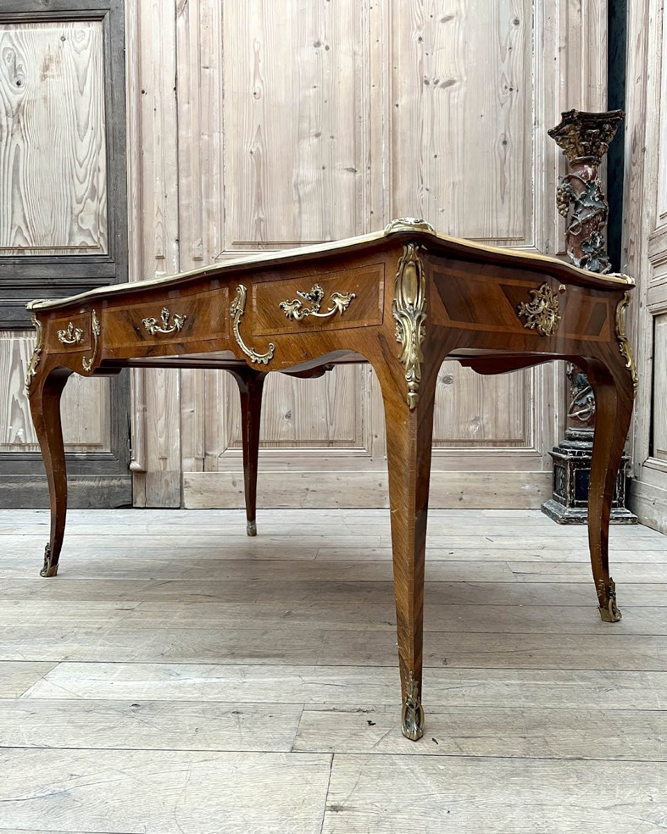  Bureau d’esprit Louis XV avec ses bronzes doré Maurice Rinck-photo-2