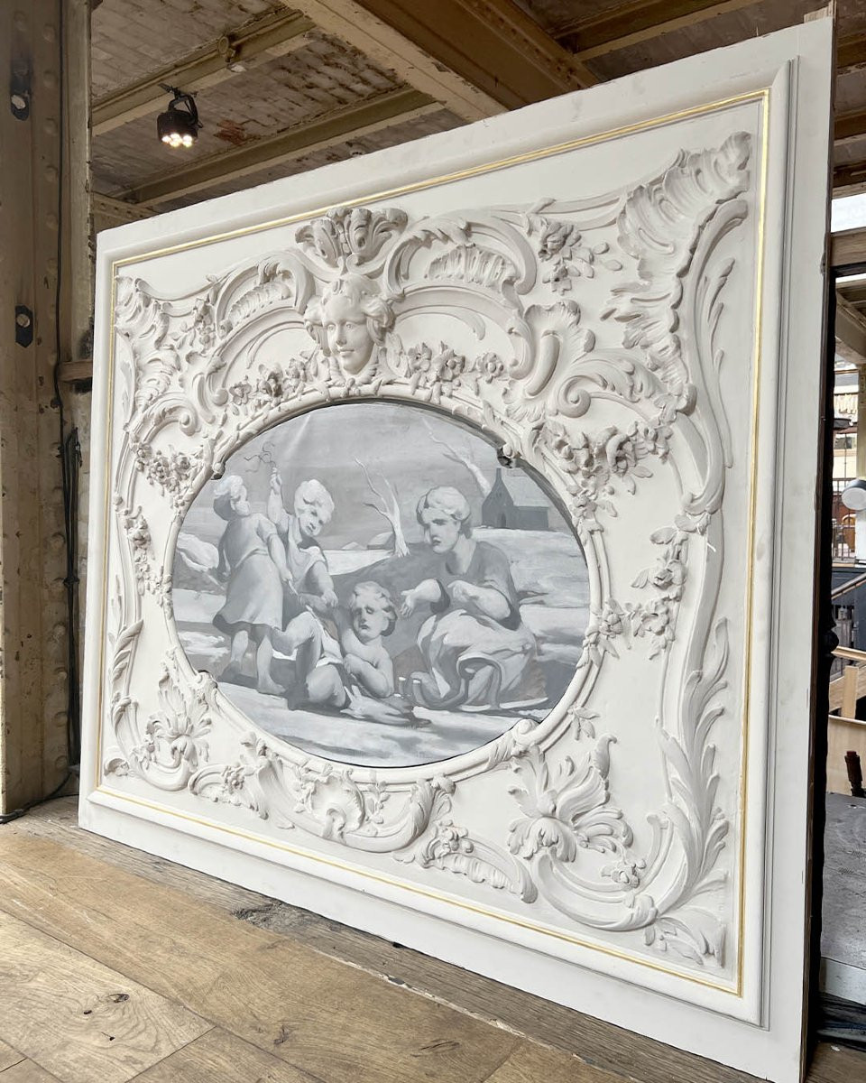 Louis XV Rococo-style Oak Paneling, 24 Linear Meters-photo-1