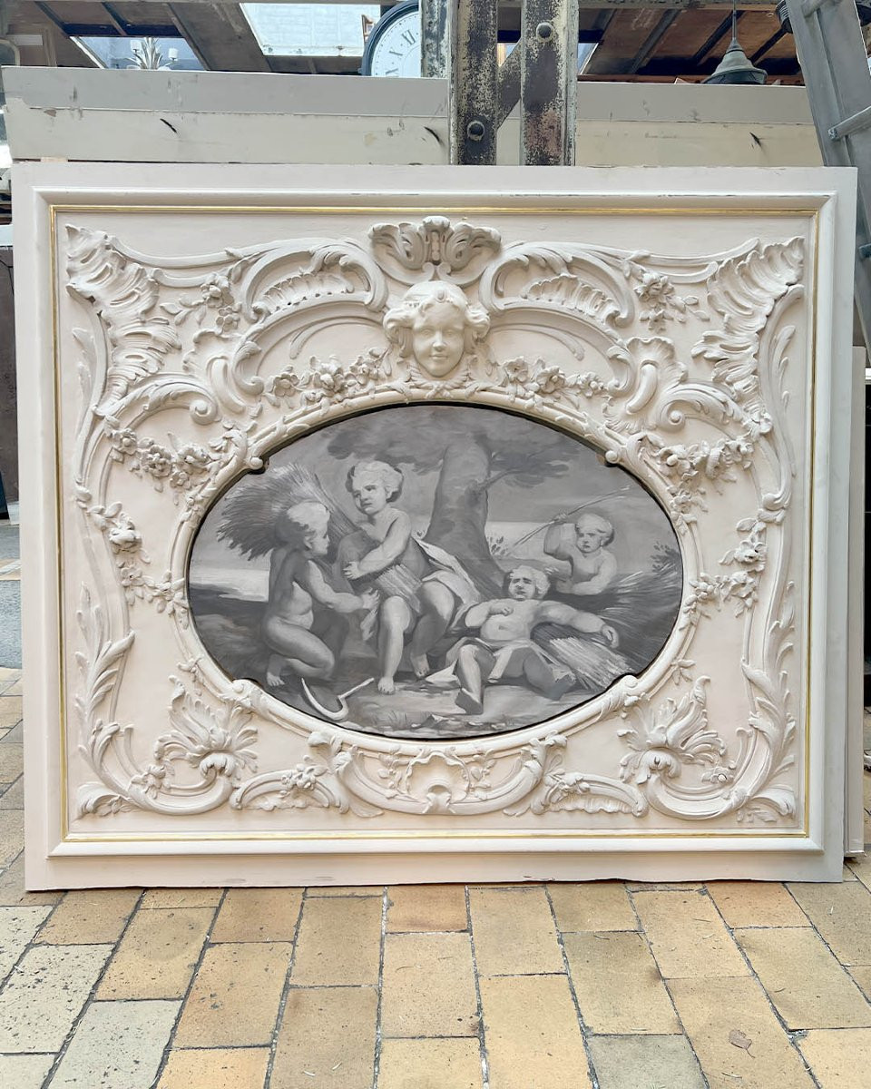 Louis XV Rococo-style Oak Paneling, 24 Linear Meters-photo-2