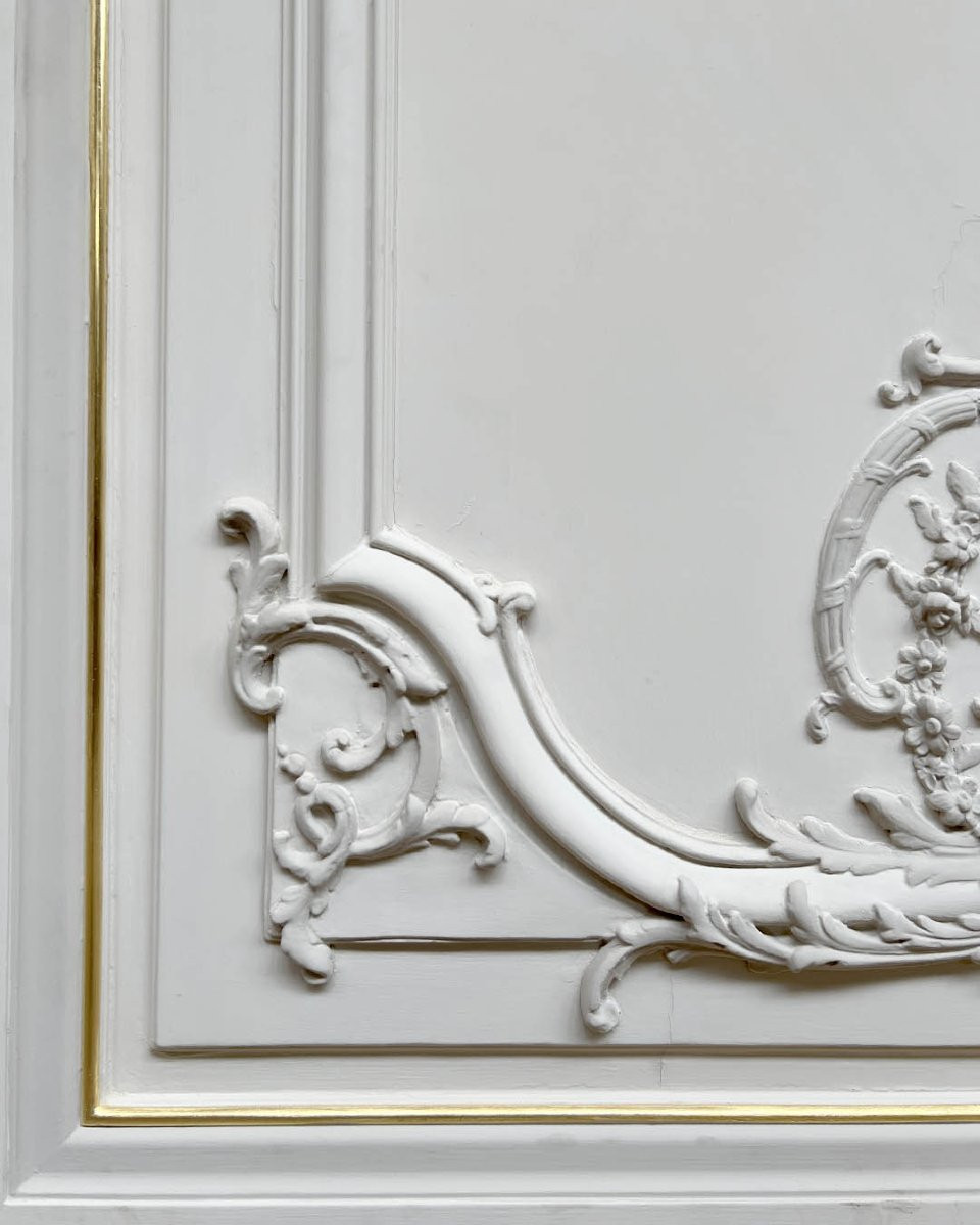 Louis XV Rococo-style Oak Paneling, 24 Linear Meters-photo-4