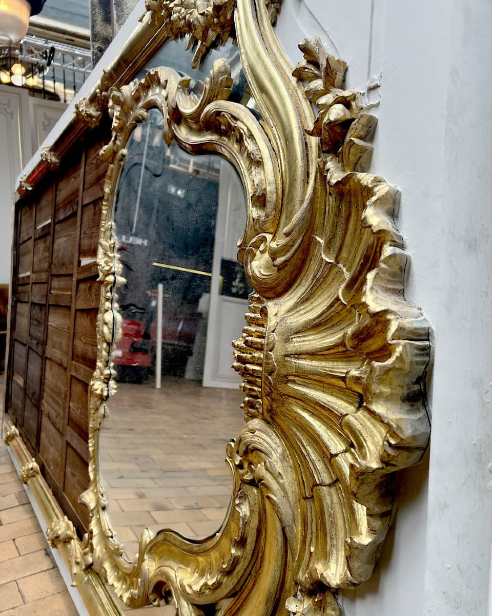 Louis XV Rococo-style Oak Paneling, 24 Linear Meters-photo-7