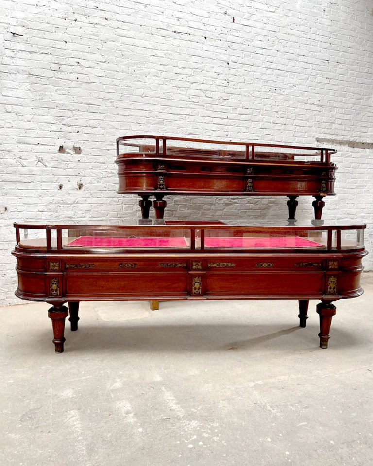 Paire de vitrine palermitaine du début du XXe siècle-photo-3