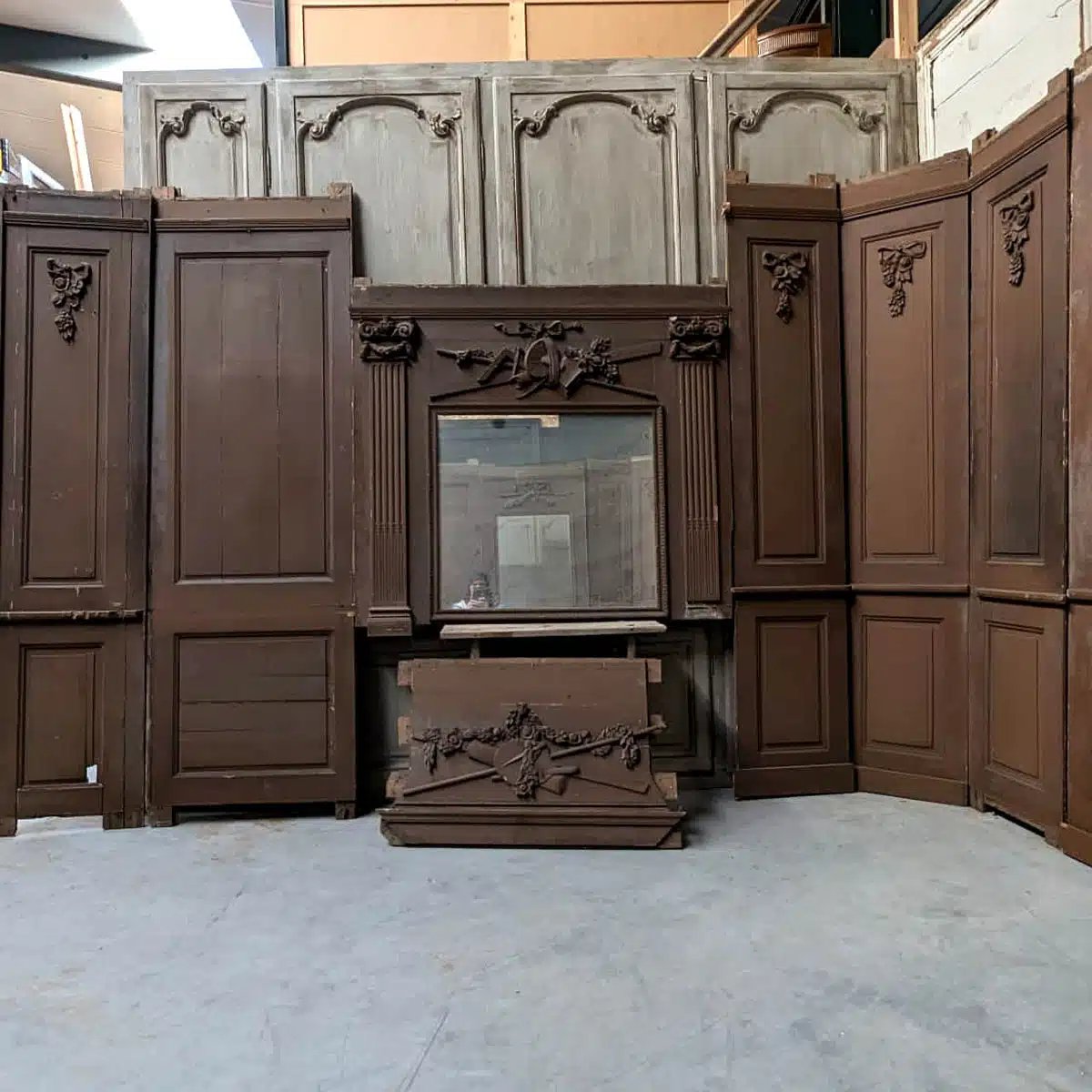 Boiserie Auvergnate d’époque XIX, 14,77 m-photo-3