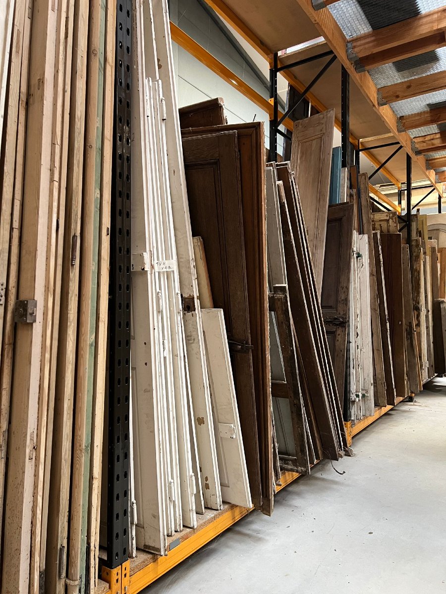Stock de l'entrepôt complet (portes, fenêtres, boiseries, mobilier, trumeaux, impostes)-photo-3