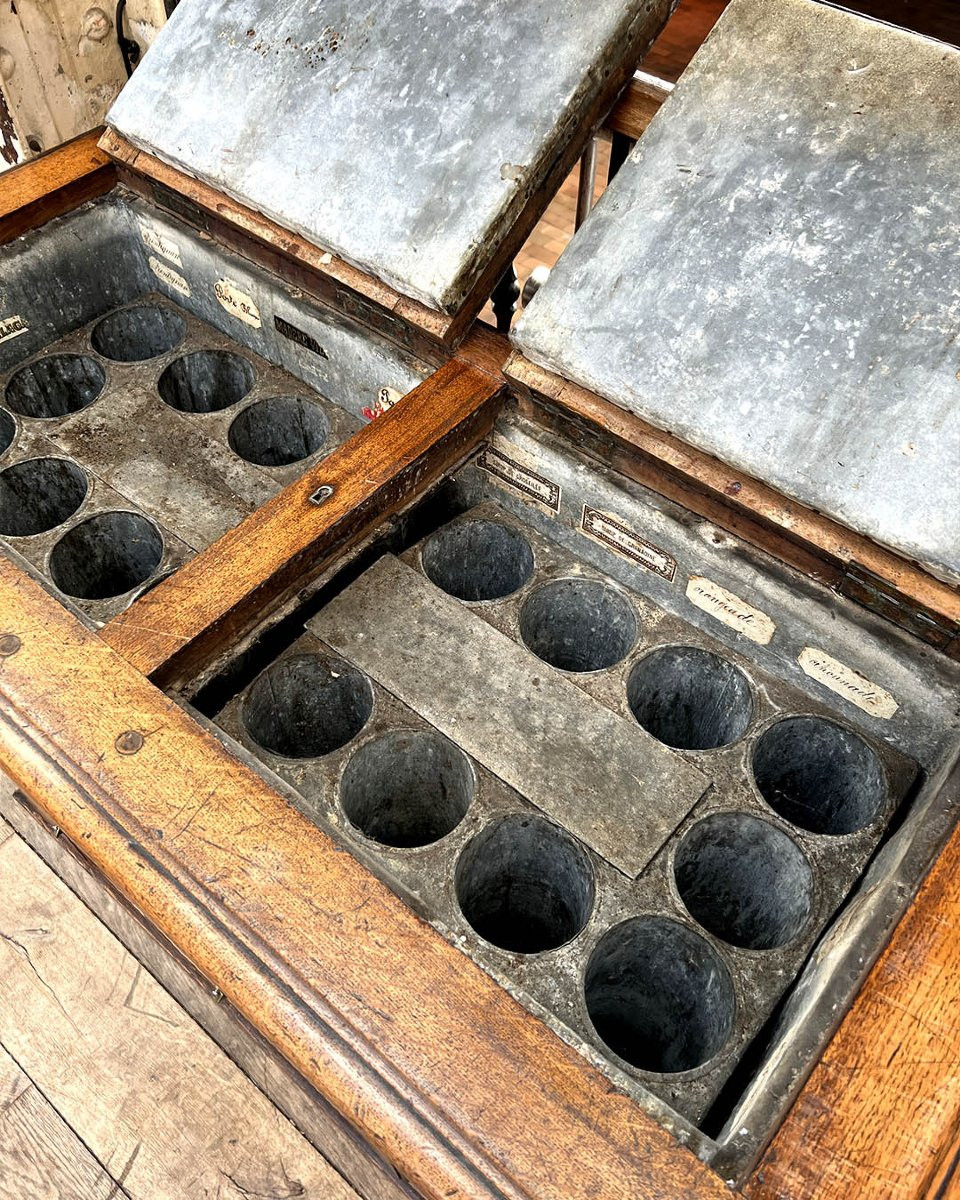 Rafraîchissoir ancien à bouteilles-photo-1