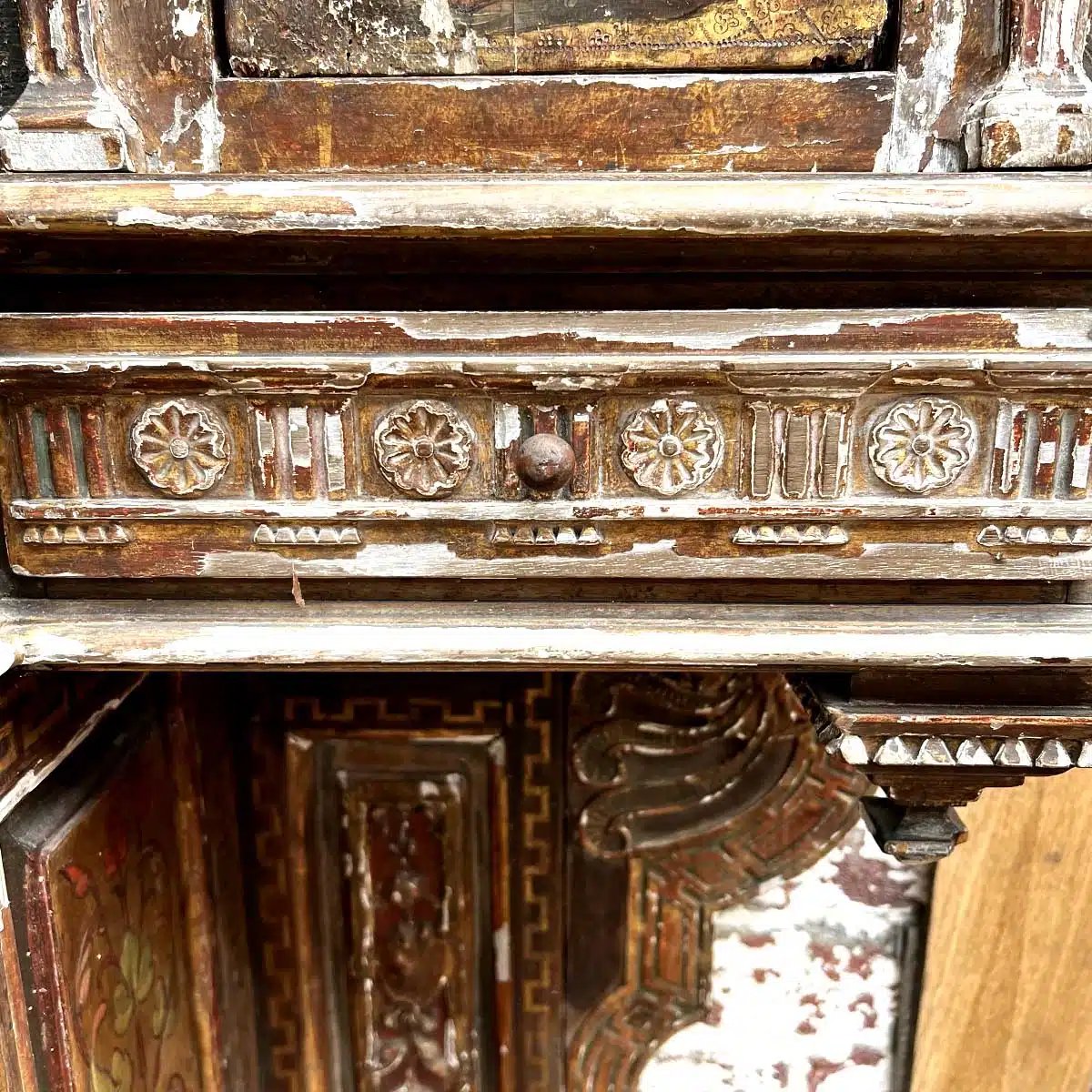Autel tabernacle Italien du XVIIème-photo-7