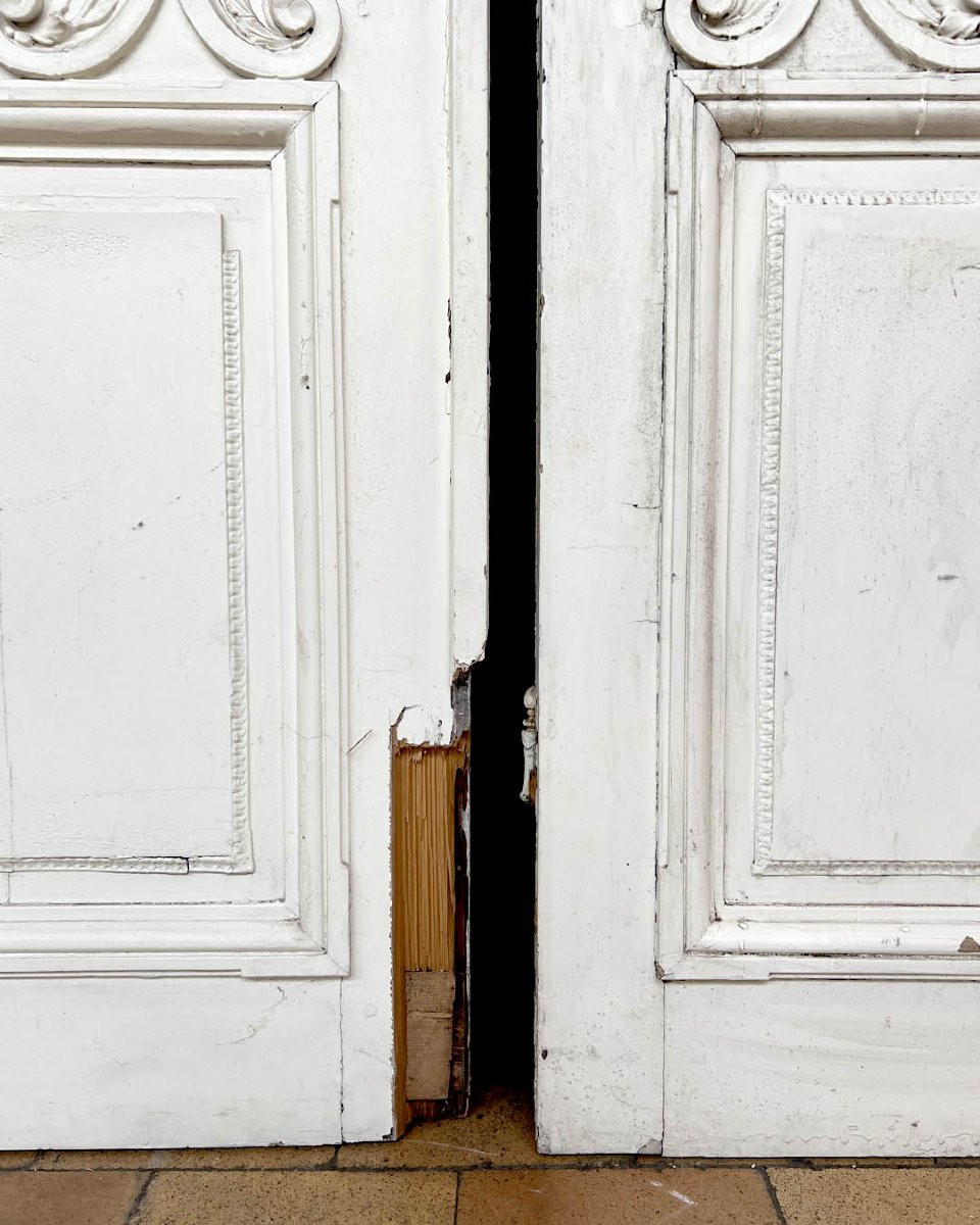 Paire de doubles portes d’esprit Louis XV-photo-4