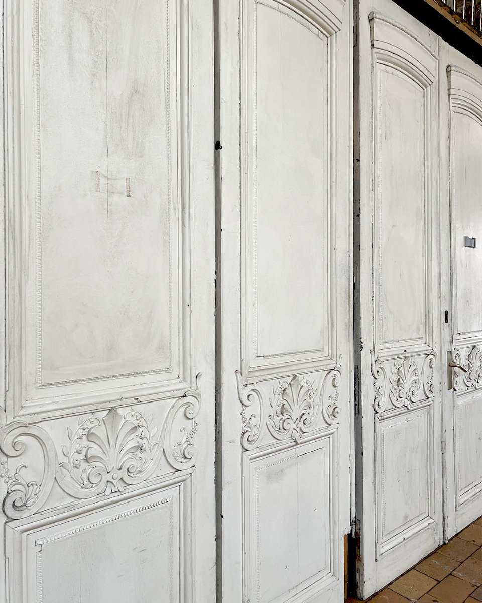 Paire de doubles portes d’esprit Louis XV-photo-5