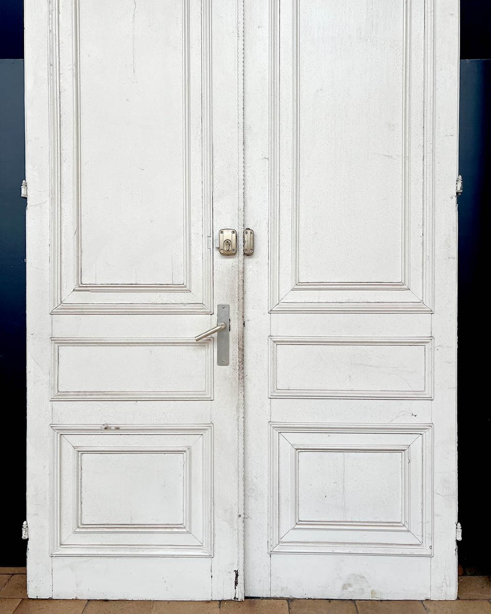 Paire de doubles portes d’esprit Louis XV-photo-7