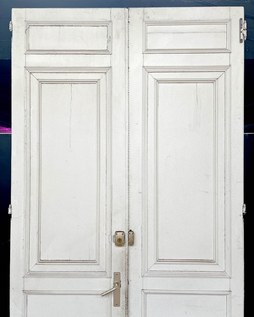 Paire de doubles portes d’esprit Louis XV-photo-8